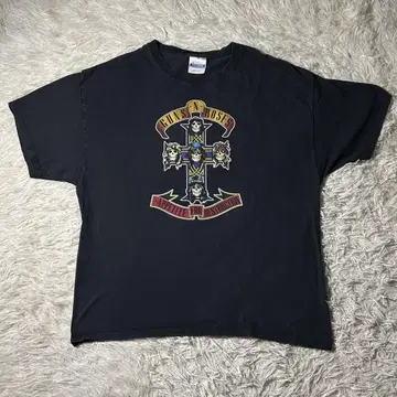 00s Guns N' Roses 건즈 앤 로제스 블랙 Hanes 2장