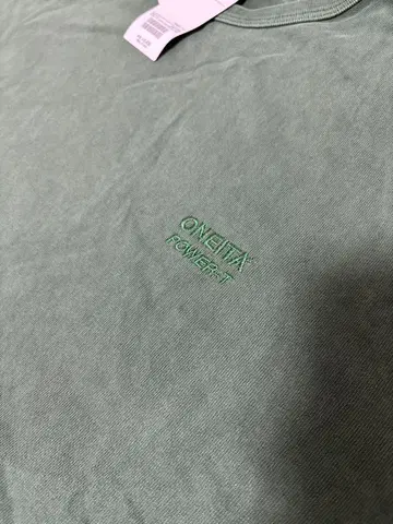 ONEITA 올리브 그린 티셔츠
