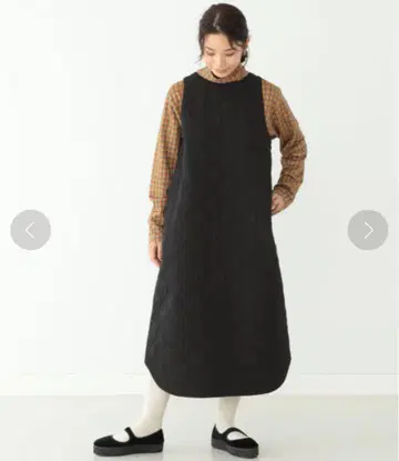 가격 인하했습니다! 빔즈 보이 퀼팅 슬리브리스 원피스