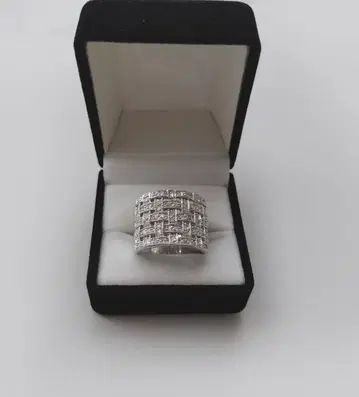 이탈리아제 실버 반지 SILVER925 큐빅 지르코니아 약 13호