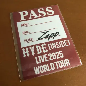 HYDE Zepp 패스 스티커