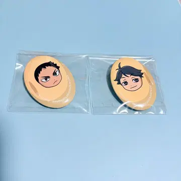 하이큐!! 캔뱃지 오이카와 토오루 이와이즈미 하지메 제일복권 배치