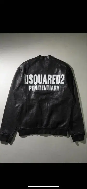 DSQUARED2 코팅 자켓 싱글 라이더 블랙 /P354