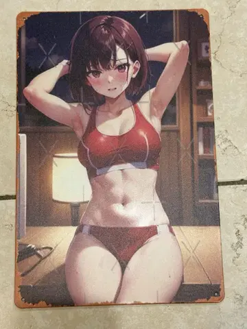 존 100 초승달 텅 빈 양철 간판