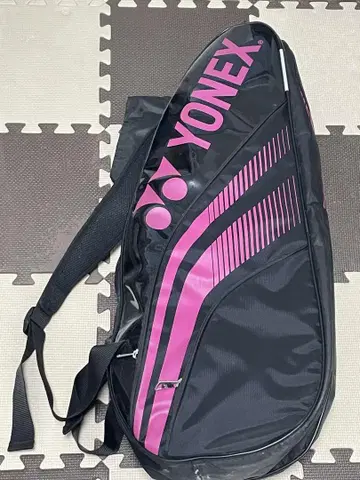 YONEX 테니스 라켓 백 블랙/핑크