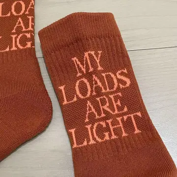 미사용 새상품 MY LOADS ARE LIGHT 삭스