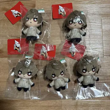 페르소나 5 아케치 고로 봉제 인형 키링 5개 세트 p5r