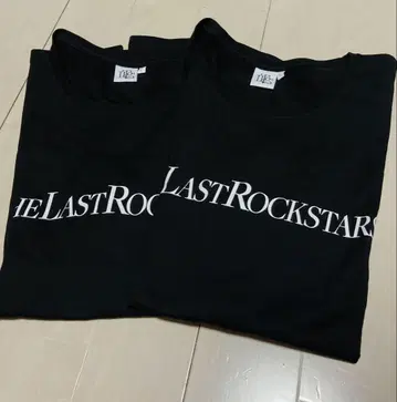THE LAST ROCKSTARS 로고 티셔츠 L 2장 세트