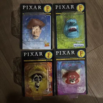 happy 복권 PIXAR F상 풀 컴프 페이스 마그넷 4개 세트