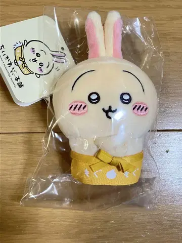 치이카와 모구모구 본포 점원 마스코트 토끼 택 포함 미개봉