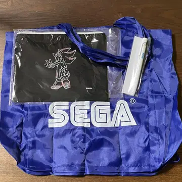 SEGA 소닉 플랫 파우치 에코백 볼펜