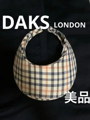 DAKS 체크 무늬 선바이저 2000년 제작
