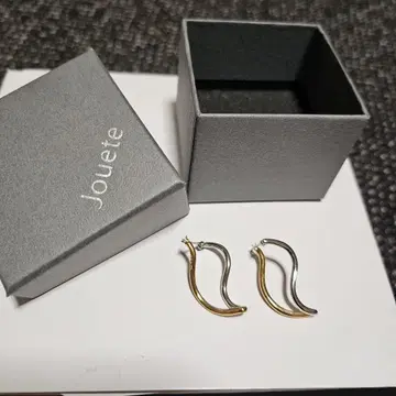 Jouete 쥬에테 서클 귀걸이 콤비 컬러