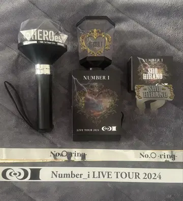 Number_i 히라노 쇼 응원봉 은색 테이프