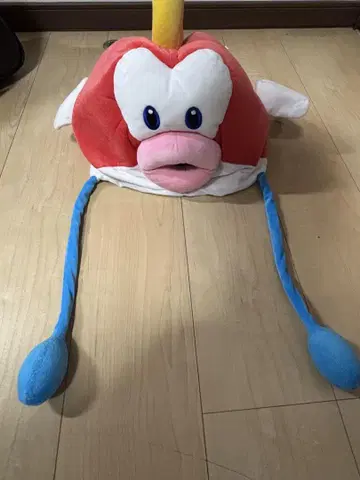 물고기 캐릭터 봉제 인형 모자