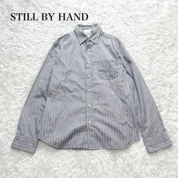 STILL BY HAND 스틸 바이 핸드 스트라이프 셔츠 사이즈 46