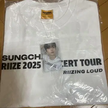 RIIZE 서울 콘서트 티셔츠 화이트 성찬