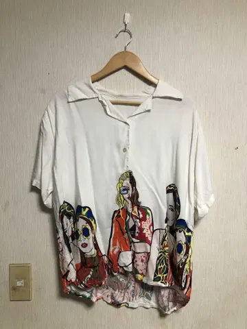 80년대 빈티지 레이온 알로하 셔츠