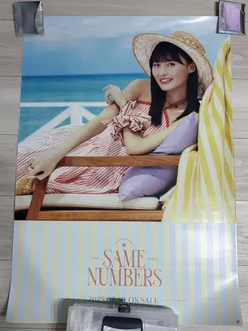 엔도 사쿠라 Same numbers 개별 B2 포스터