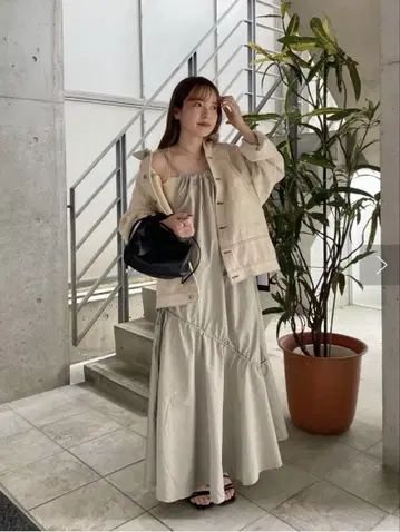 kastane 나일론 볼륨 멀티 원피스