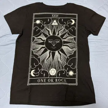 ONE OK ROCK 그래픽 티셔츠 블랙