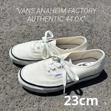 VANS 애너하임 44dx 오센틱 화이트 23cm