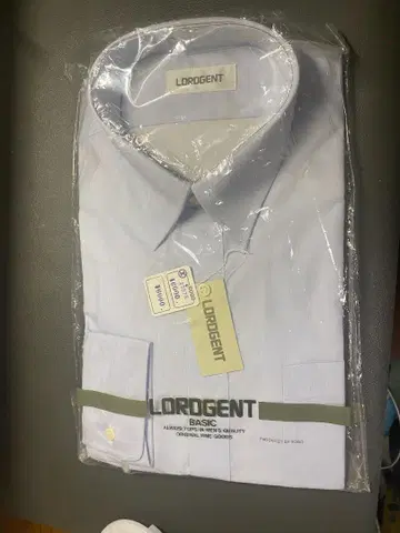 LORDGENT 라이트 블루 드레스 셔츠 L