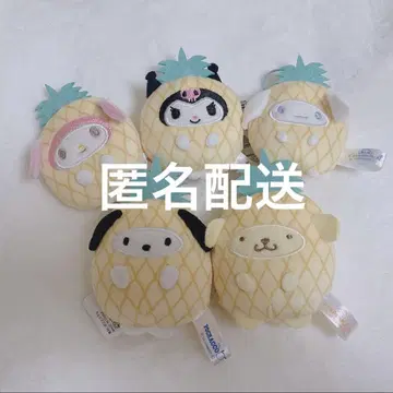 산리오 캐릭터즈 후르츠 기구미 마스코트 ~파인~ 5종 세트