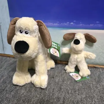 월레스와 그루미트 마스코트 봉제 인형 2종 세트