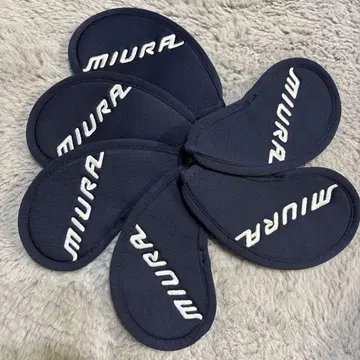 MIURA 아이언용 헤드 커버 6개 세트