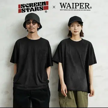 SCREEN STARS WAIPER Slack 포켓 티셔츠 미사용 새상품
