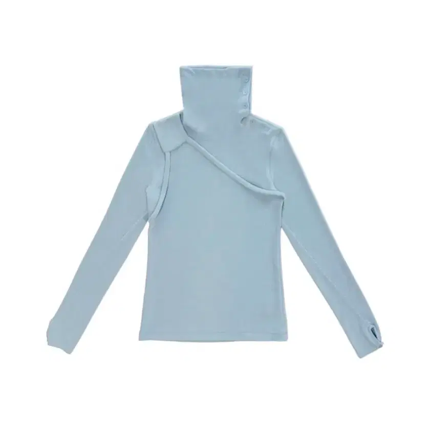 【JICHOI】24fw STRAP TURTLENECK LONG SLEEVE JICHOI AW24 Strap Turtleneck Long Sleeve Ice Blue 3 on