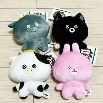 EBiDAN 봉제 인형 4개 세트