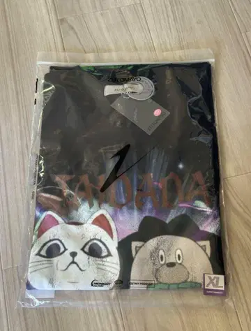 새상품 계속 한밤중이면 좋을 텐데. TAIDADA 티셔츠 블랙 XL 검정