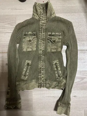 y2k 그런지 grunge 밀리터리 기믹 드라이버 니트