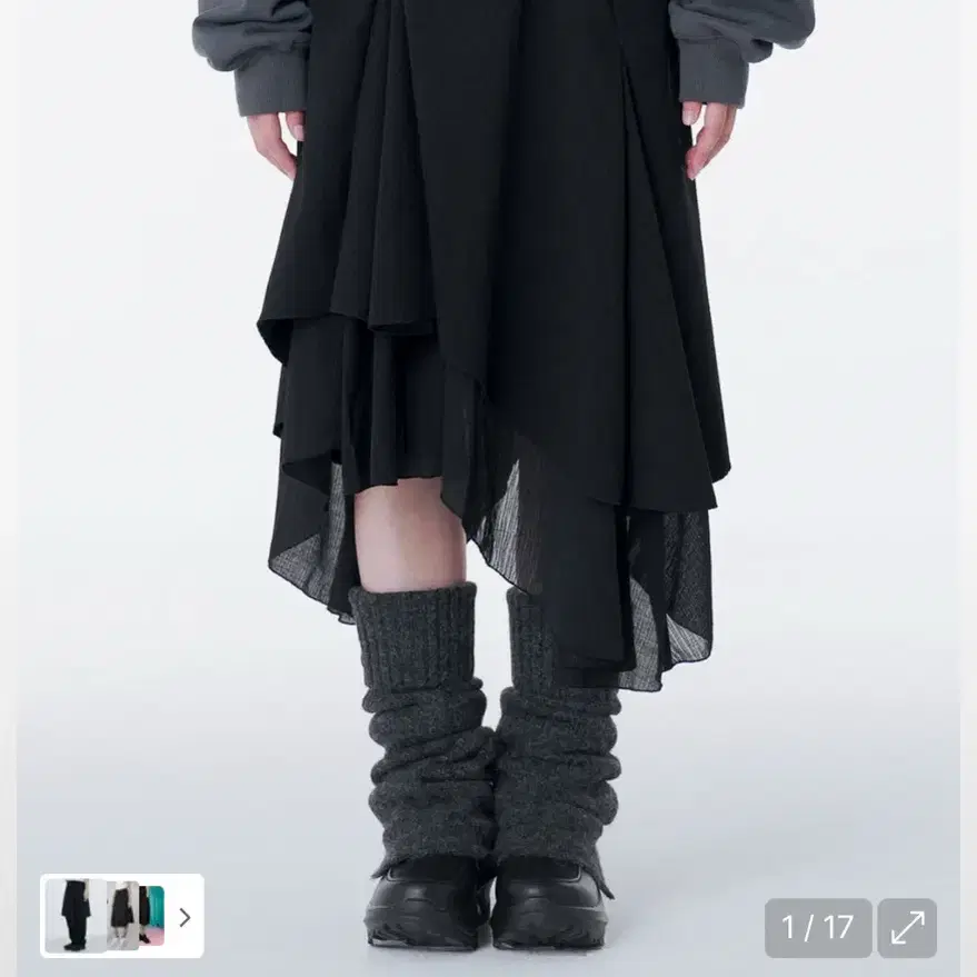 ● MISEKI SEOUL ● Unbalanced flow mini skirt MUSINSA | MISEKI SEOUL Unbalanced flow mini skirt BLACK