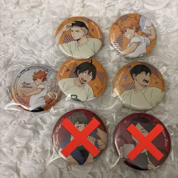 하이큐!! 합숙 캔뱃지 세트