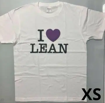 I love lean 티셔츠 화이트 XS 오피움 Y2K