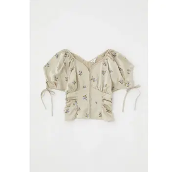 moussy BUTTERFLY SLEEVE 블라우스