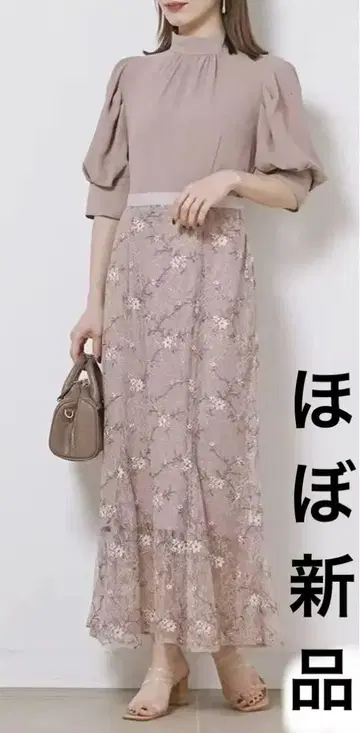 3피스 조젯 레이스 원피스 SNIDEL 1 사이즈