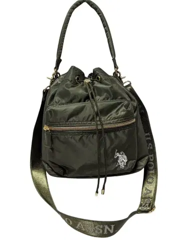 U.S. POLO ASSN. 숄더백 복조리 카키색