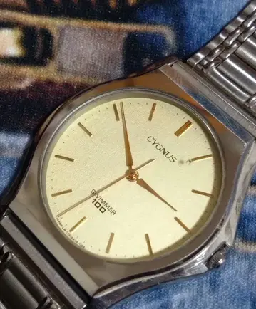 D6348 오리엔트 스위머 100 CYGNUS 남성용 쿼츠 새상품 배터리