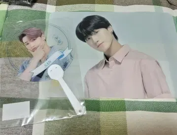 ATEEZ 선 클리어 부채 카페 런치 매트