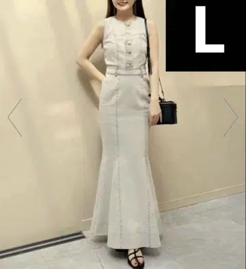 스나이델 SNIDEL 데님 머메이드 원피스