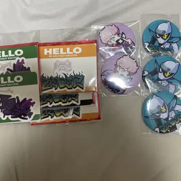 CRAZYRACCOON CR 후란시스코 zeder 캔뱃지 스티커