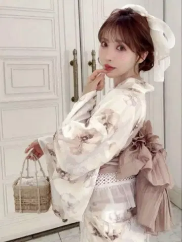 GRL 2Way 꽃무늬 세퍼레이트 유카타 fy025 레귤러