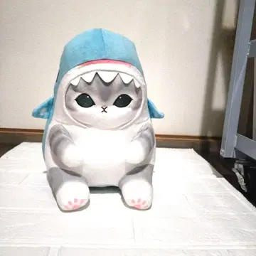 모프 샌드 바다의 생물 냥빅 봉제 인형 진베이 상어 냥
