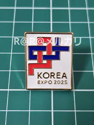 엑스포 한국관 핑 배지 화이트 한국 파빌리온
