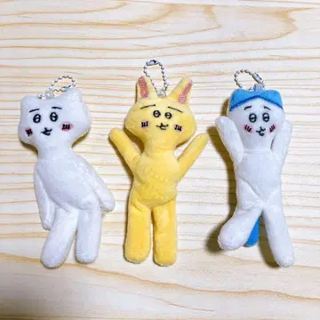 부스스 치이카와 부사카와 봉제 인형 3개 세트 하치와레 토끼