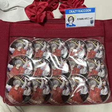 CRAZYRACCOON CR GIGO 달마이즈고도 캔뱃지 이타백